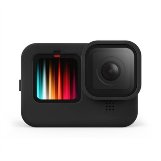 GoPro用シリコンケース レンズカバー ハンドストラップ 保護セット ゴープロ 12 11 10 9 落下防止 傷防止 全面保護