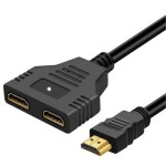 HDMI 分配器 4K 60Hz安定版 HD1080 HDMI  同じ画面を2つだけ変換 1入力2出力 電源不要 PS5/PS4/PS3 TV Stick PC ブルーレイプレーヤー テレビ プロジェクター
