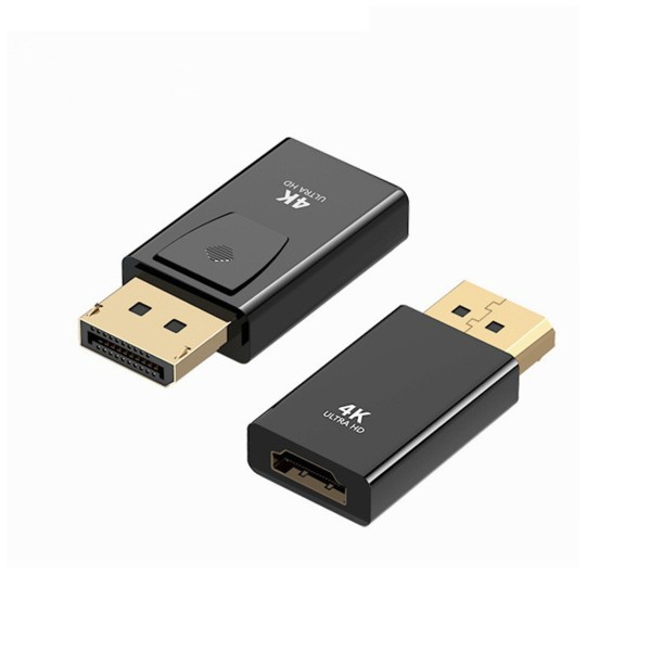 DisplayPort to HDMI 変換アダプタ 4K@30Hz 金メッキディスプレイポートDP（ オス） to HDMI (メス）アダプタ