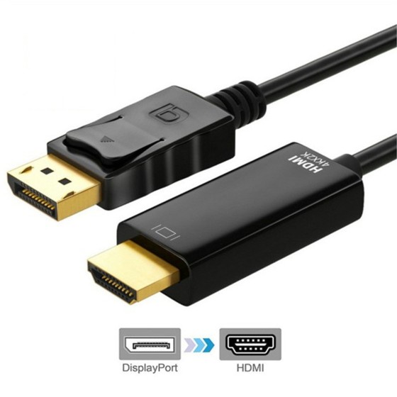 ディスプレイポート HDMI 変換 ケーブル Displayport DP 1080P 4K 2K高画質DPからHDMI変換ケーブル HD 4K対応接続ケーブル