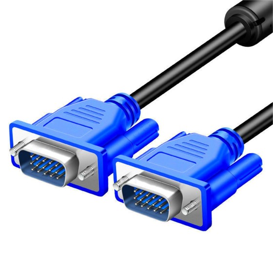 高解像度VGAビデオケーブル パソコンモニター/テレビ用 延長ケーブル データケーブル VGA接続ケーブル プロジェクター用 ビデオケーブル ka10000a084