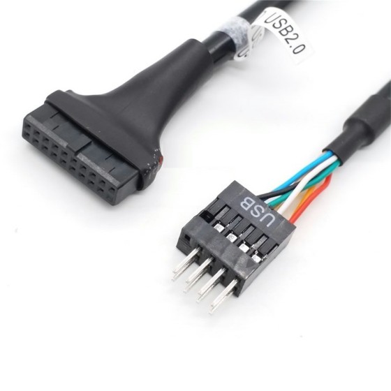 20ピン-to-9ピン変換ケーブル USB3.0-to-2.0変換アダプターケーブル ka10000a105