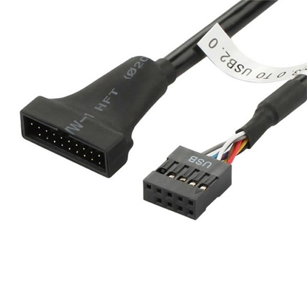 20ピン-to-9ピン変換ケーブル USB3.0-to-2.0変換ケーブル ka10000a106