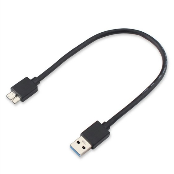 USB3.0ハードディスクデータケーブル Micro USB 高速ポータブルハードディスクケース接続ケーブル 長さ：20cm ka10000a126