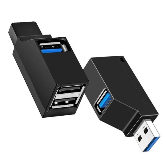 USB3.0多ポート拡張ハブ 3ポートUSB分配器 集線器 変換アダプター 延長ケーブル付き 拡張ドックka10000a140
