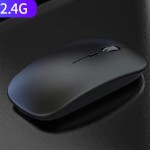 光学式ワイヤレスマウス 無線2.4GHz 軽量・小型 多機能 電池式 パソコン周辺機器 黒色ka10000a162