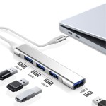 USB拡張ドック 3.0ハブ 多ポート Type-C対応 4ポート拡張 分配器 ワイヤレス変換アダプターka10000a171