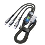 急速充電ケーブル 対応 Huawei・Apple・Xiaomi・Androidスマホ対応 2-in-1多機能 一台三役 車載用万能充電ケーブルka10000a174