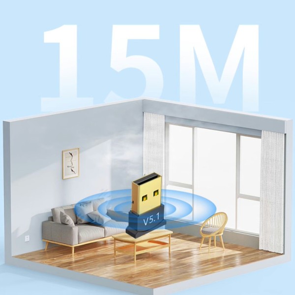 Bluetoothアダプター デスクトップ用 レシーバー USBトランスミッター モジュール 5.1 ドライバ不要ka10000a191