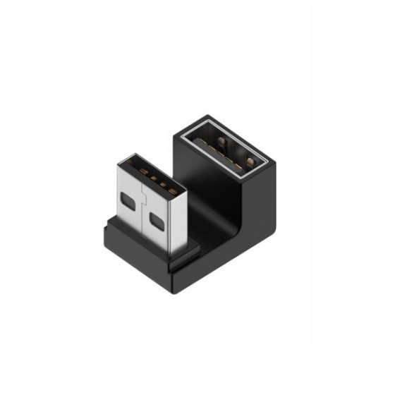 USB3.0変換アダプター 上向き 延長 角度調整 上下U型 中間アダプターka10000a196