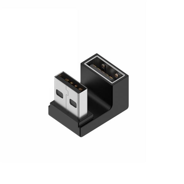 USB3.0変換アダプター 上向き 延長 角度調整 上下U型 中間アダプターka10000a196