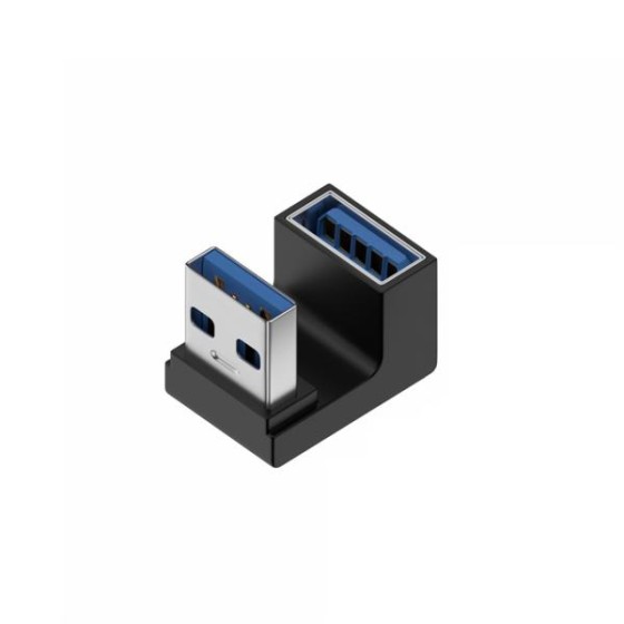 USB3.0変換アダプター 下向き 延長 角度調整 上下U型 中間アダプターka10000a197