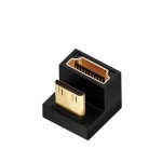 8K UHD対応 HDTV変換アダプター タイプC HDMI ミニHDMI Mini HDMIオス to HDMIメス U型 上向き HDMI延長アダプター ka10000a209