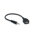 USBから3.5mm AUX変換ケーブル 車載オーディオ対応 OTG機能付き 音楽再生用 ka10000a219