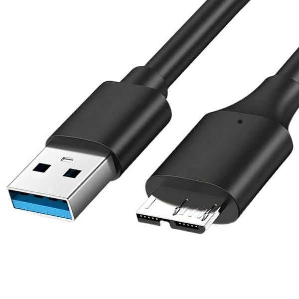 USB 3.0 A オス AM to Micro-B オス 高速データ転送ケーブル 外付けHDD HDDケース対応 ka10000a225