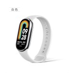 Xiaomiスマートバンド5/6/7対応 NFC版 白色 Xiaomiスマートバンド用リキッドシリコン製スポーツバンド ka10000a261