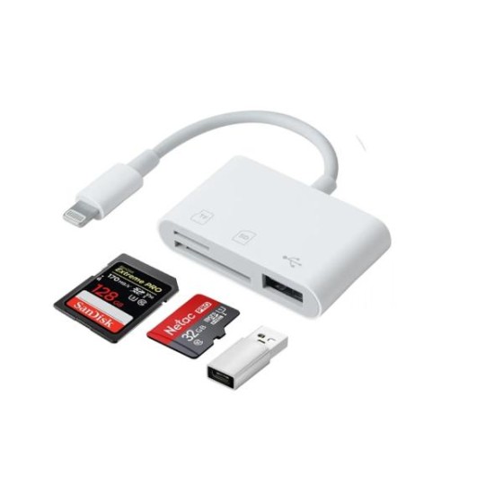 互換対応iPhone SDカードリーダー Lightning接続 sd tfカード usb3.0メモリー  写真動画 双方向転送 高速対応 iPad iOS対応 設定不要 メモリカードリーダー ka10000a310