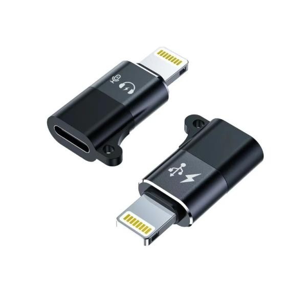 Type-C to Lightning 変換アダプター OTG対応 音声＋充電両対応 全機能付き 新型 互換対応iPhone対応 Type-C端子イヤホン変換ka10000a315