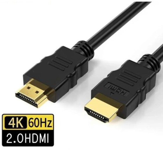 HDMIケーブル 2.0規格 1m 4K対応 3D映像対応 金メッキ端子 テレビ モニター PC ゲーム機接続用 高速映像音声伝送ケーブルka10000a322