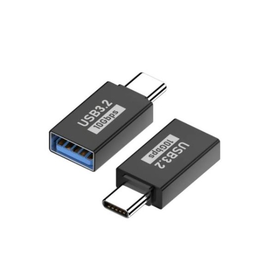 Type-C to USB3.2変換アダプター オス→メス OTG対応 高速10Gbps転送 PD急速充電 音声映像 全機能サポートka10000a333