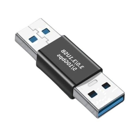 USB3.0 Aオス-Aオス 変換アダプター 高速5Gbps対応 延長・接続用 最大5V/3A給電 USB3.1 Gen1互換 データ転送コネクタka10000a335