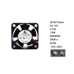DC12V 静音PCケースファン 3cm 風量強力 低騒音 冷却ファン 電源/CPU/ケース用 冷却装置 各サイズ対応ka10000a347