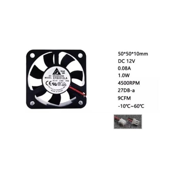 DC12V 静音PCケースファン 5cm 風量強力 低騒音 50mm冷却ファン 電源/CPU/ケース用 冷却装置 各サイズ対応ka10000a349