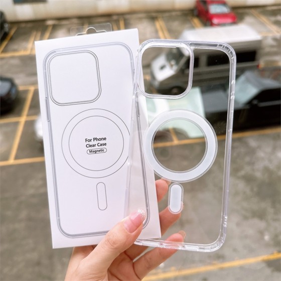 MagSafe対応 互換対応iPhone 13PRO ケース 透明アクリル 磁吸式 スマホ保護カバー ワイヤレス充電対応ka10000a365