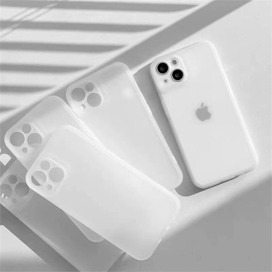 互換対応iPhone 14 Pro Max 用 マットホワイト 薄型ソフトケース 軽量 衝撃吸収 指紋防止カバーka10000a387