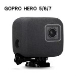 GoPro HERO 5 6 7 防風カバー スポンジケース ノイズ対策 録音用 マイクカバー アクセサリー ka10000a425