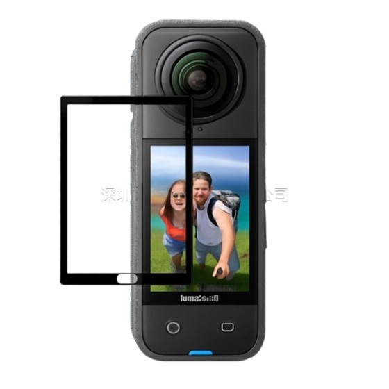 Insta360 ONE X5 用 3D曲面保護フィルム PMMA素材 アクションカメラ用 全面保護フィルム ka10000a437