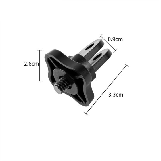GoPro 用 1/4インチネジアダプター Insta360 DJI対応 アクションカメラ・スマホ用マウントアクセサリー ka10000a497
