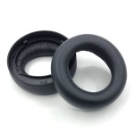 SONY PULSE 3D ワイヤレスヘッドセット（PS5 CFI-ZWH1J）対応 交換用イヤーパッド ソフトプロテインレザー 高密度クッション ヘッドホン用 ブラック ka10000a514