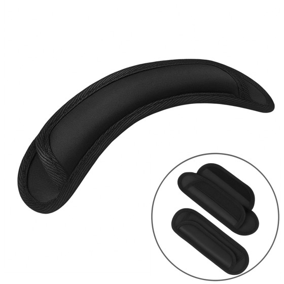 ショルダーベルト用 肩パッド クッションパッド 単品 ベルクロ式 簡単装着 ストラップ対応 交換用 スリング・カメラ・PC・ビジネスバッグ対応 ka10000a531