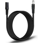 DC延長コネクタ 3m 18AWGケーブル 5.5×2.1mm 最大12A対応 銅芯使用 汎用電源延長コード 防犯カメラ・LED・車載モニター対応 ka10000a536