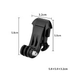 GoPro対応 Jフック マウント アダプター ネジ付き アクションカメラ用 アクセサリー HERO/Insta360/Osmo対応ka10000a581