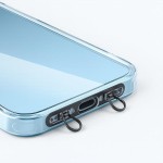 スマホストラップホルダー ダブルリング 2点吊り 極薄0.4mm ステンレス製 ifaceケース対応 全機種対応 落下防止ka10000a612