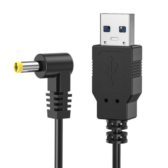 Panasonic ゴリラ カーナビ用 USB充電ケーブル 1m L型 DC電源コード パナソニック ビデオカメラ/PSP対応 4.0φ×1.7φ ka10000a620