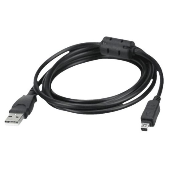 OLYMPUS デジカメ用 USBケーブル CB-USB5/6/8互換 USB-A-ミニ12ピン平型 互換ケーブルka10000a630