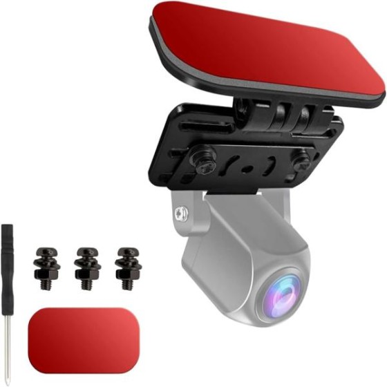 バックカメラ 取付ステー 穴開け不要 ブラケット 両面テープ固定 ドライブレコーダー/リアカメラ用 車載カメラ補助スタンドka10000a636