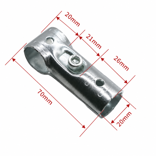 単管パイプ ジョイント T字 20mm 分割式 後付け